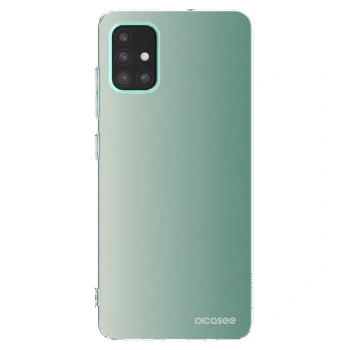 Picasee silikonový průhledný obal pro Samsung Galaxy M31s - Misty Sage