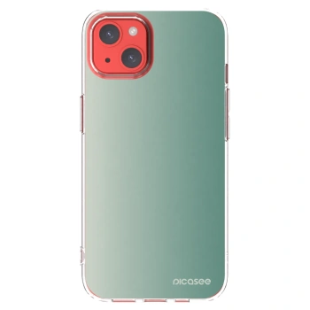 Picasee silikonový průhledný obal pro Apple iPhone 13 - Misty Sage