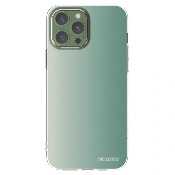 Picasee silikonový průhledný obal pro Apple iPhone 13 Pro Max - Misty Sage