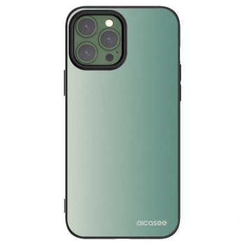 Picasee silikonový černý obal pro Apple iPhone 13 Pro Max - Misty Sage