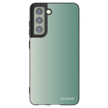 Picasee silikonový černý obal pro Samsung Galaxy S21 FE 5G - Misty Sage