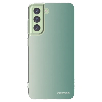 Picasee silikonový průhledný obal pro Samsung Galaxy S21 FE 5G - Misty Sage