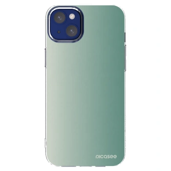Picasee silikonový průhledný obal pro Apple iPhone 14 Plus - Misty Sage