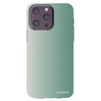 Picasee silikonový průhledný obal pro Apple iPhone 14 Pro Max - Misty Sage