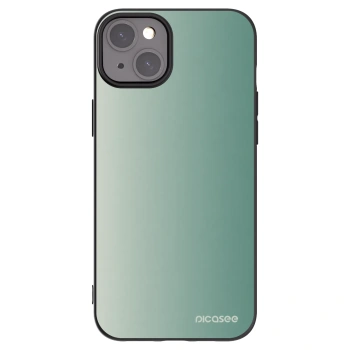 Picasee silikonový černý obal pro Apple iPhone 15 Plus - Misty Sage