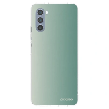 Picasee silikonový průhledný obal pro Motorola Moto G62 - Misty Sage