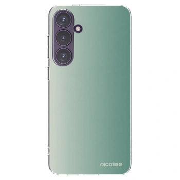 Picasee silikonový průhledný obal pro Samsung Galaxy S24+ S926B 5G - Misty Sage