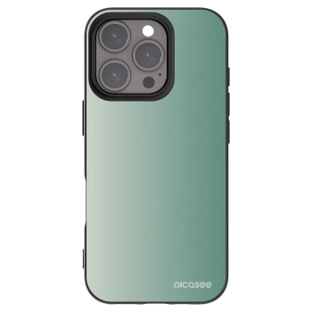 Picasee silikonový černý obal pro Apple iPhone 16 Pro - Misty Sage