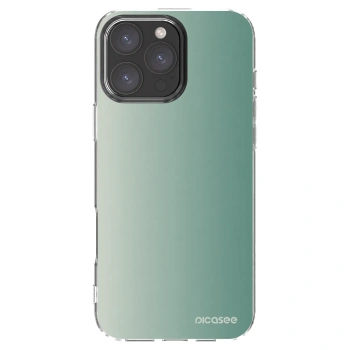 Picasee silikonový průhledný obal pro Apple iPhone 16 Pro Max - Misty Sage