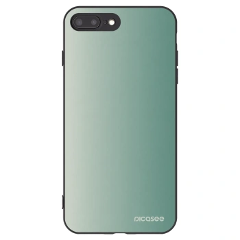 Picasee silikonový černý obal pro Apple iPhone 8 Plus - Misty Sage