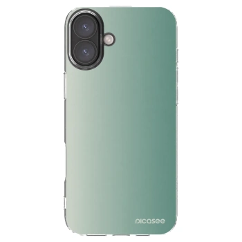 Picasee silikonový průhledný obal pro Apple iPhone 16 Plus - Misty Sage