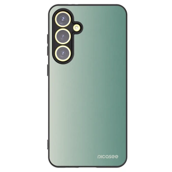 Picasee silikonový černý obal pro Samsung Galaxy S24 FE S721B - Misty Sage