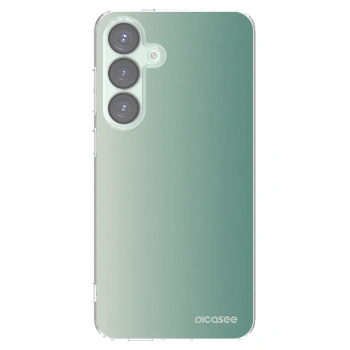 Picasee silikonový průhledný obal pro Samsung Galaxy S25+ 5G - Misty Sage