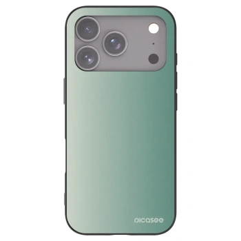 Picasee silikonový černý obal pro Apple iPhone 17 Pro - Misty Sage