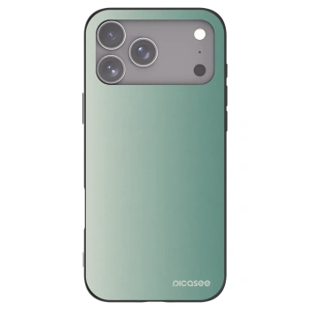 Picasee silikonový černý obal pro Apple iPhone 17 Pro Max - Misty Sage