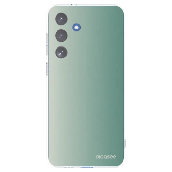 Picasee silikonový průhledný obal pro Samsung Galaxy S25 FE 5G - Misty Sage