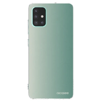 Picasee silikonový průhledný obal pro Samsung Galaxy A51 A515F - Misty Sage