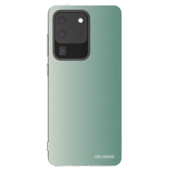 Picasee silikonový průhledný obal pro Samsung Galaxy S20 Ultra 5G G988F - Misty Sage