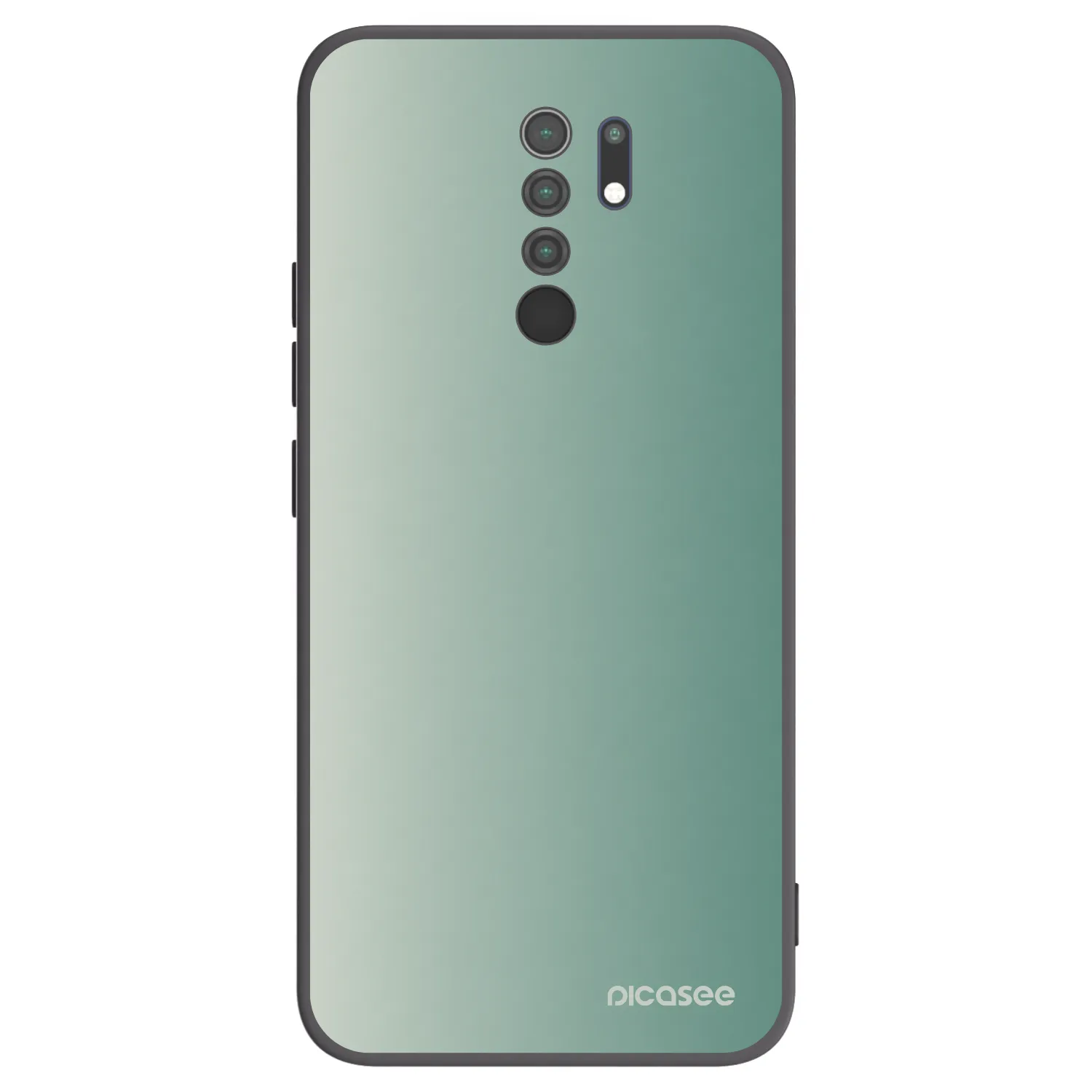 Picasee silikonový černý obal pro Xiaomi Redmi 9 - Misty Sage