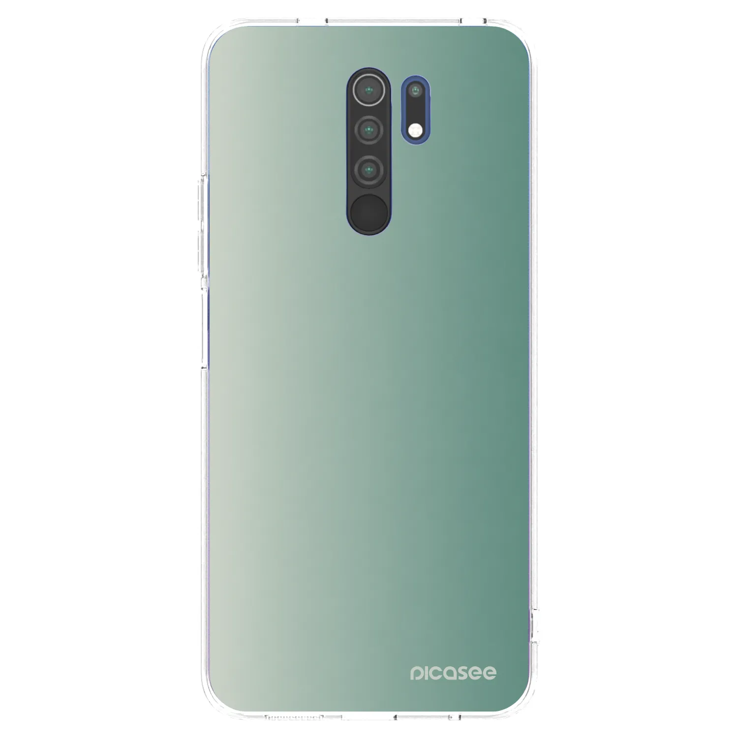 Picasee silikonový průhledný obal pro Xiaomi Redmi 9 - Misty Sage