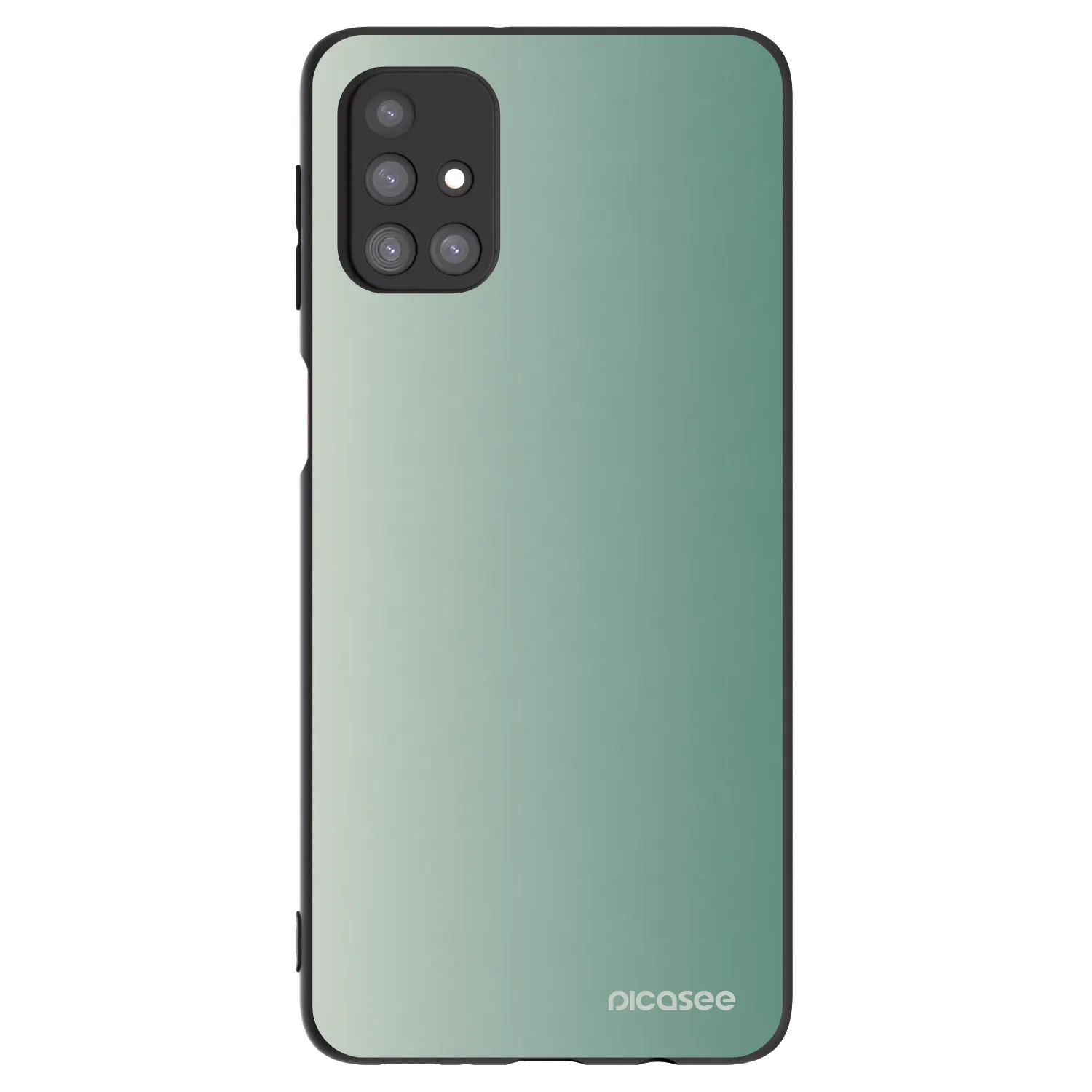 Picasee silikonový černý obal pro Samsung Galaxy M31s - Misty Sage