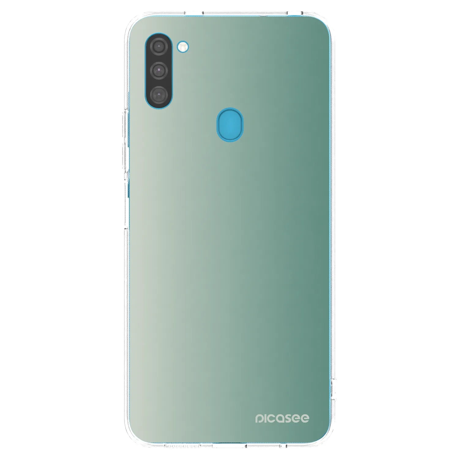 Picasee silikonový průhledný obal pro Samsung Galaxy M11 - Misty Sage
