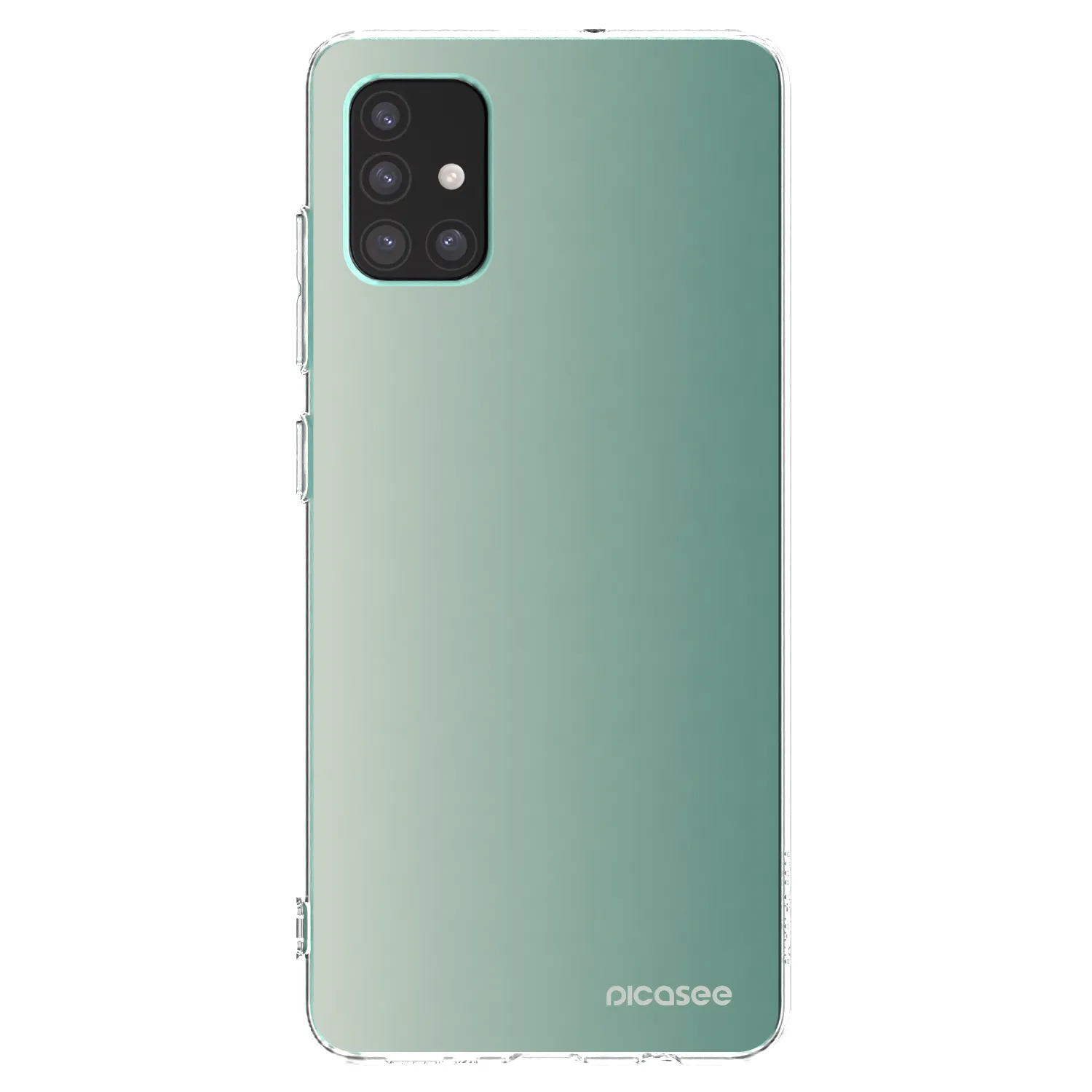 Picasee silikonový průhledný obal pro Samsung Galaxy M51 M515F - Misty Sage