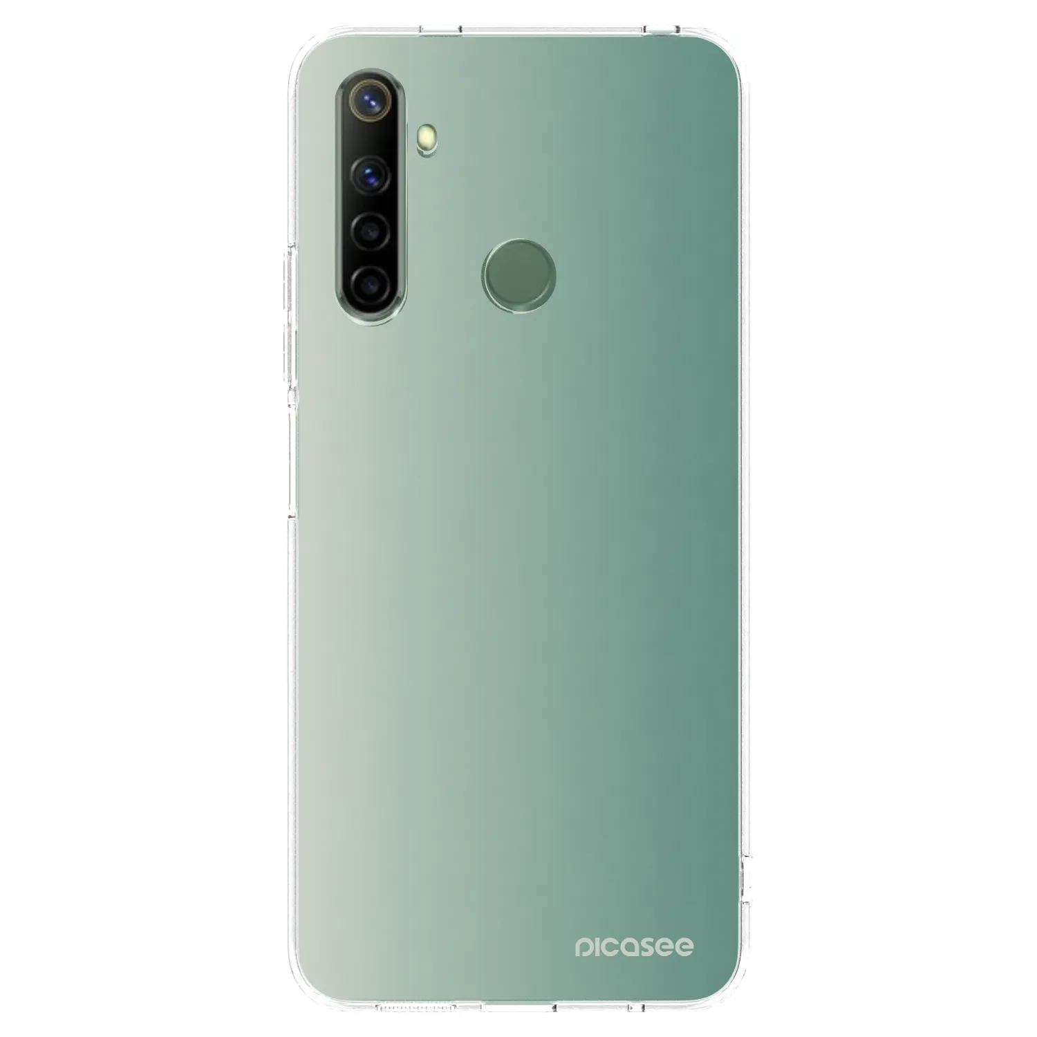 Picasee silikonový průhledný obal pro Realme 6i - Misty Sage