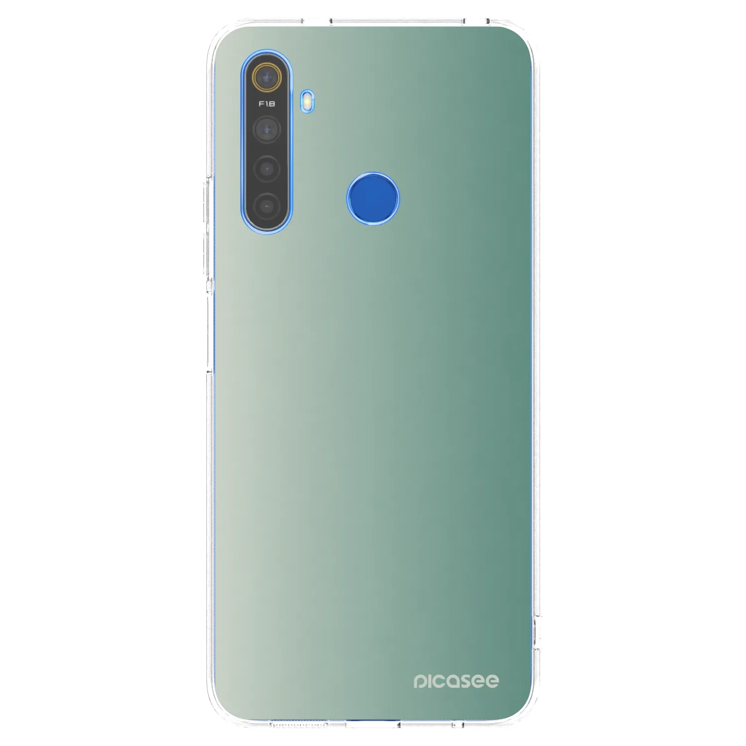 Picasee silikonový průhledný obal pro Realme 5 - Misty Sage