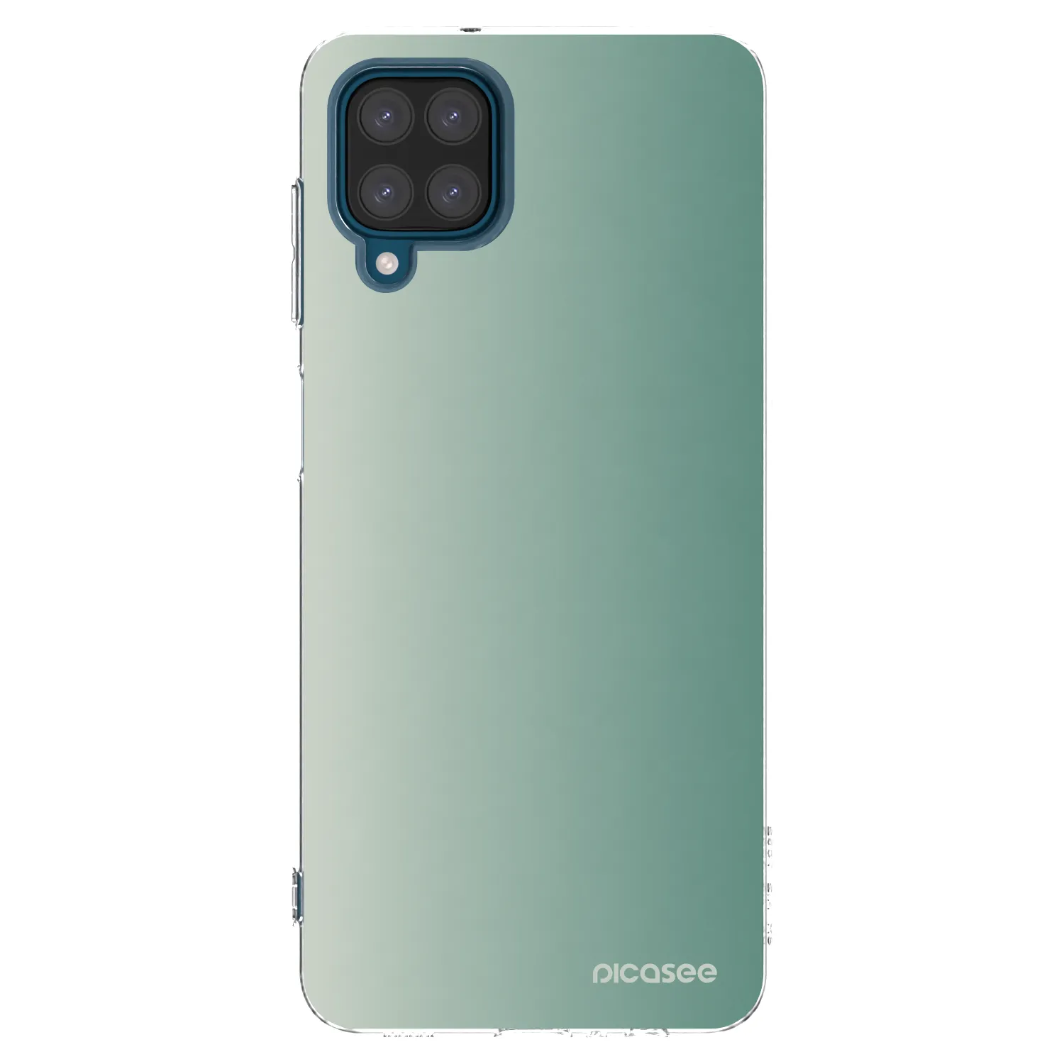 Picasee silikonový průhledný obal pro Samsung Galaxy A12 A125F - Misty Sage