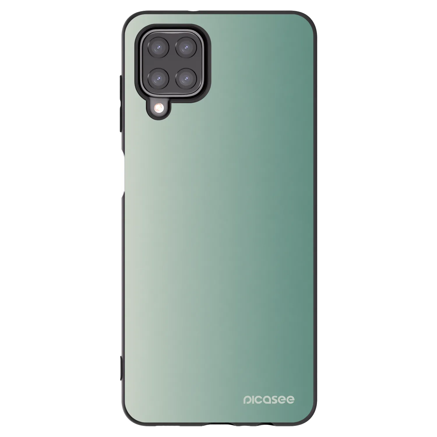Picasee silikonový černý obal pro Samsung Galaxy A12 A125F - Misty Sage