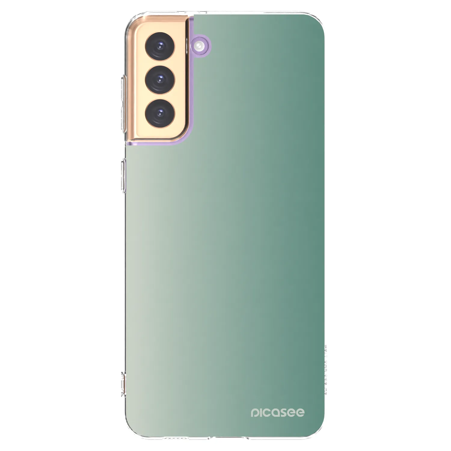 Picasee silikonový průhledný obal pro Samsung Galaxy S21+ 5G G996F - Misty Sage