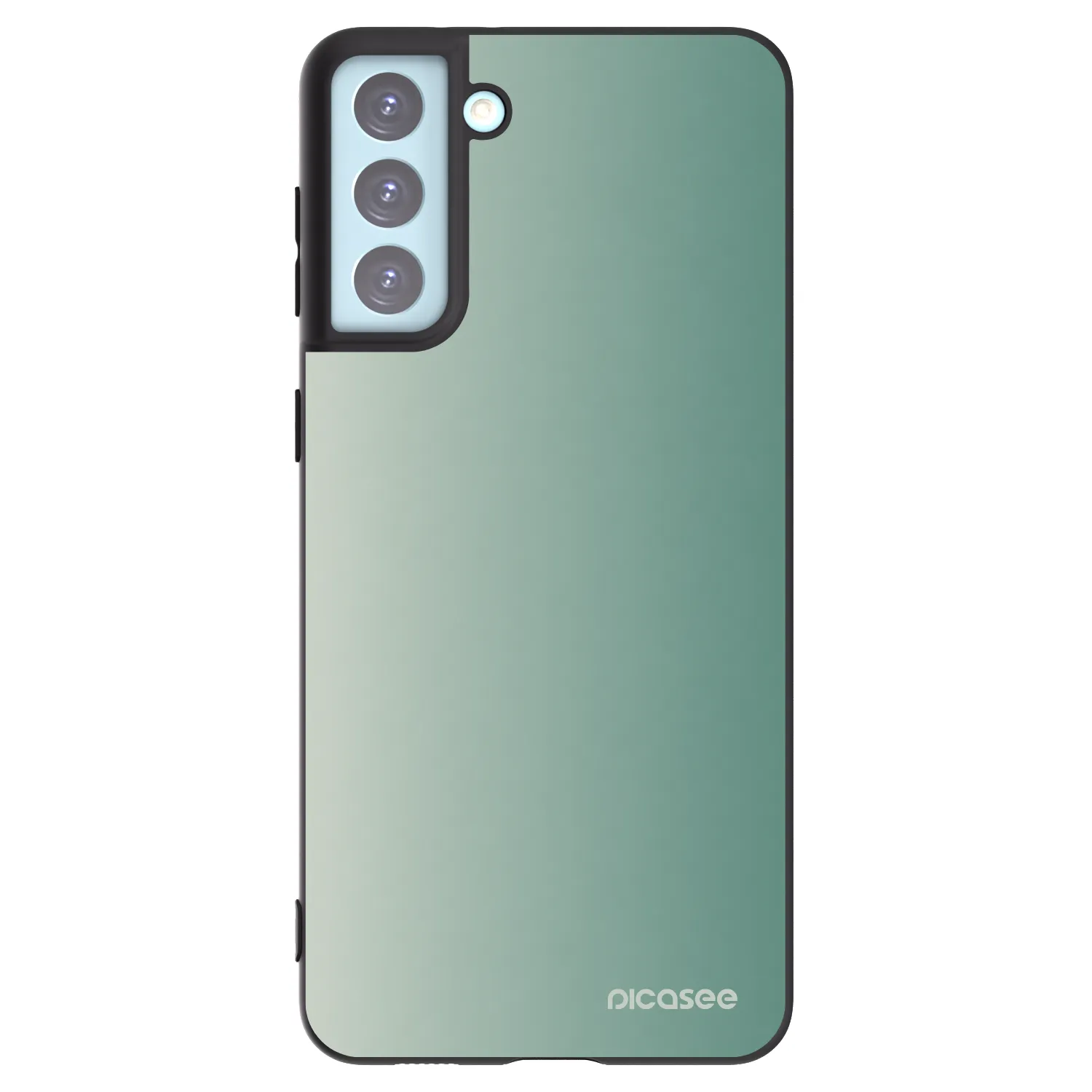 Picasee silikonový černý obal pro Samsung Galaxy S21+ 5G G996F - Misty Sage