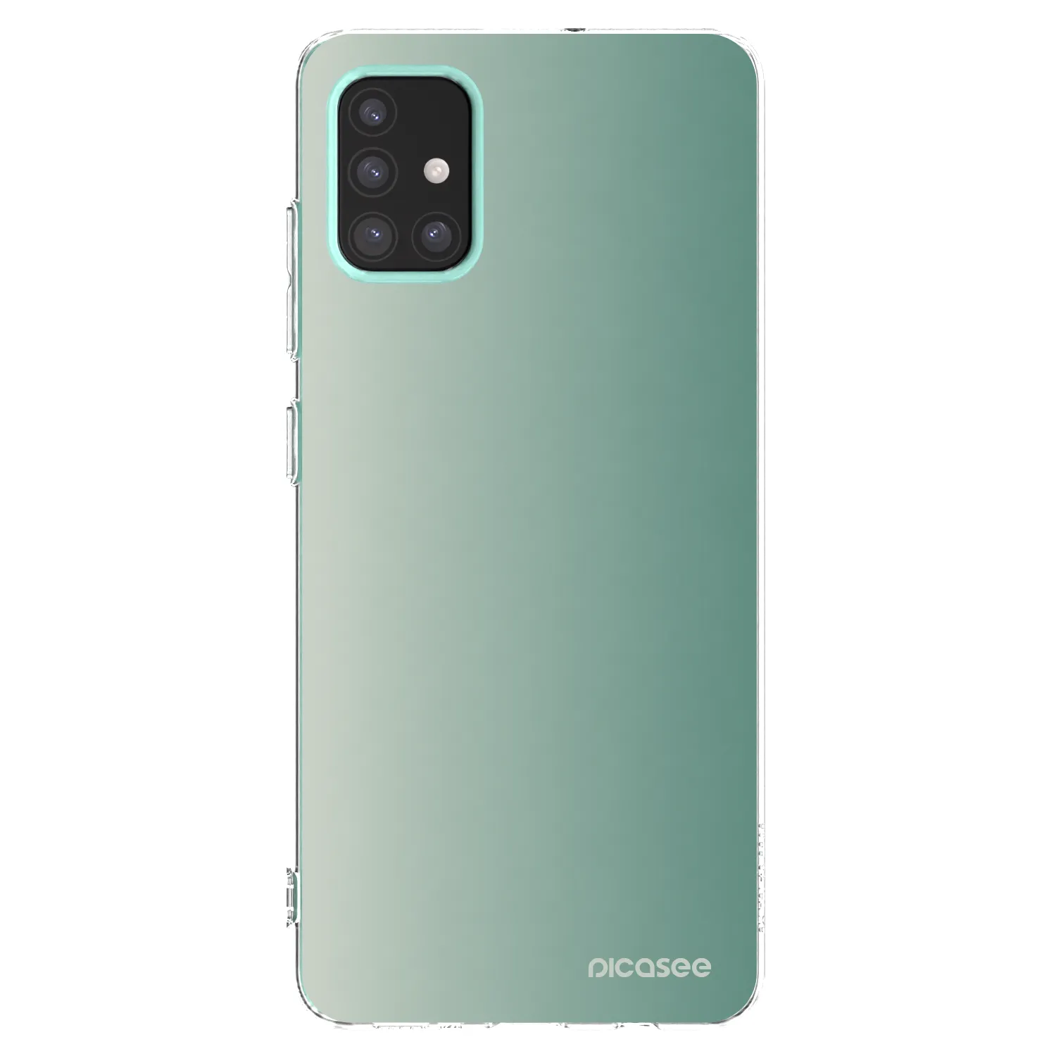Picasee silikonový průhledný obal pro Samsung Galaxy M31s - Misty Sage