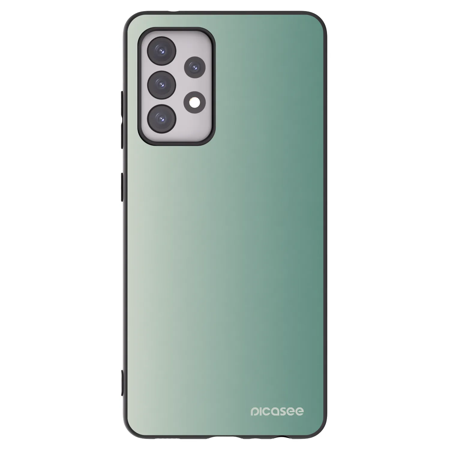 Picasee silikonový černý obal pro Samsung Galaxy A52 5G A525F - Misty Sage