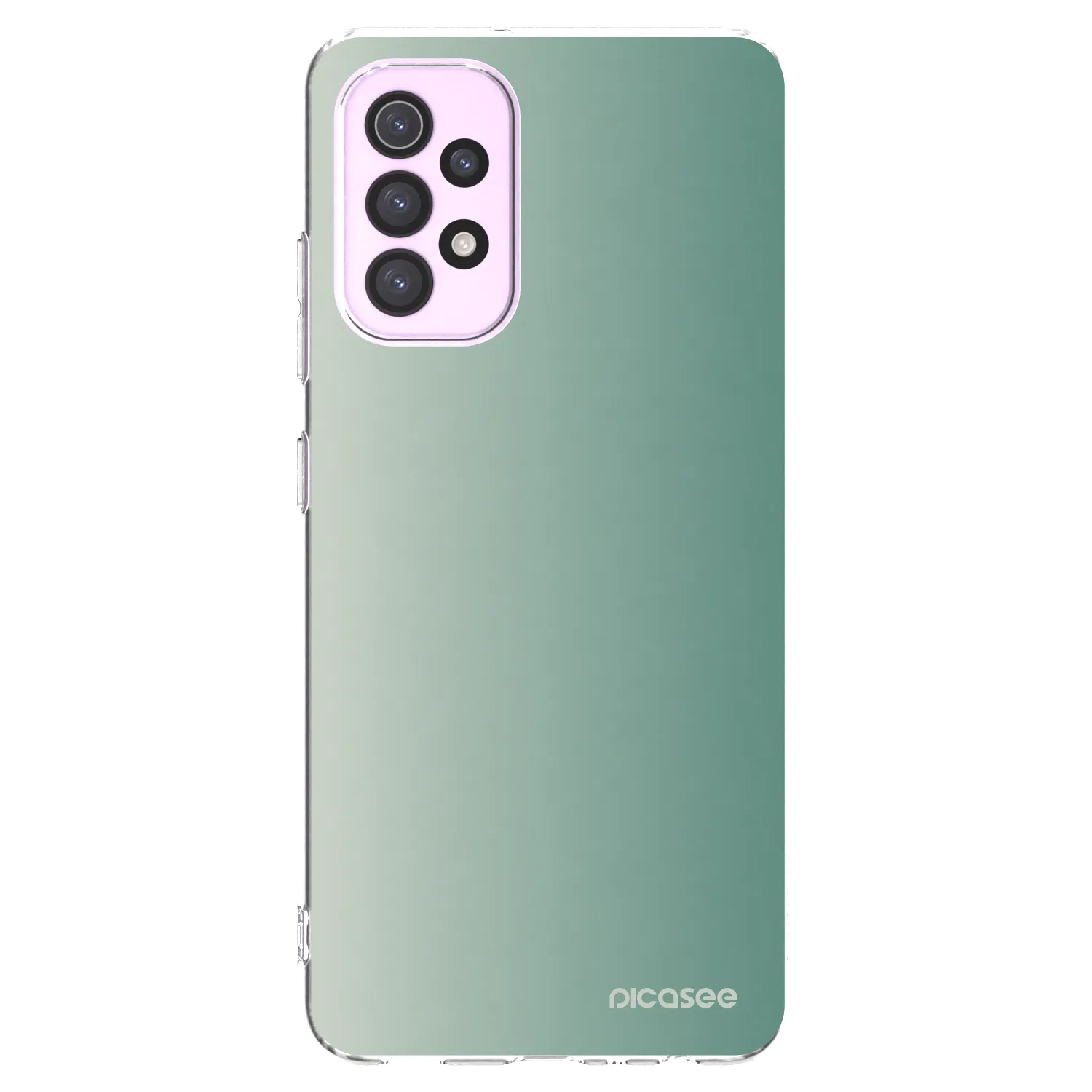 Picasee silikonový průhledný obal pro Samsung Galaxy A32 5G A326B - Misty Sage