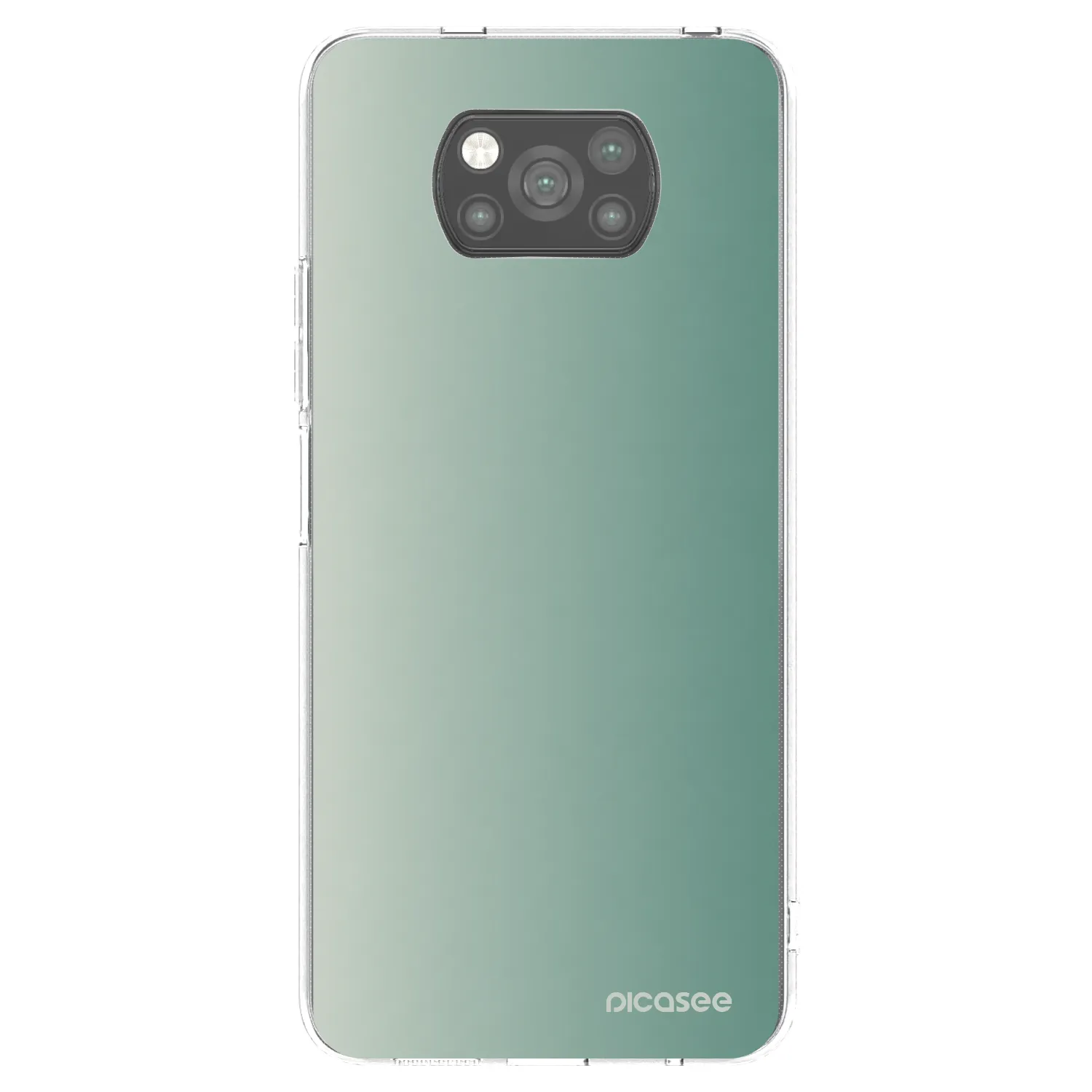 Picasee silikonový černý obal pro Xiaomi Poco X3 Pro - Misty Sage