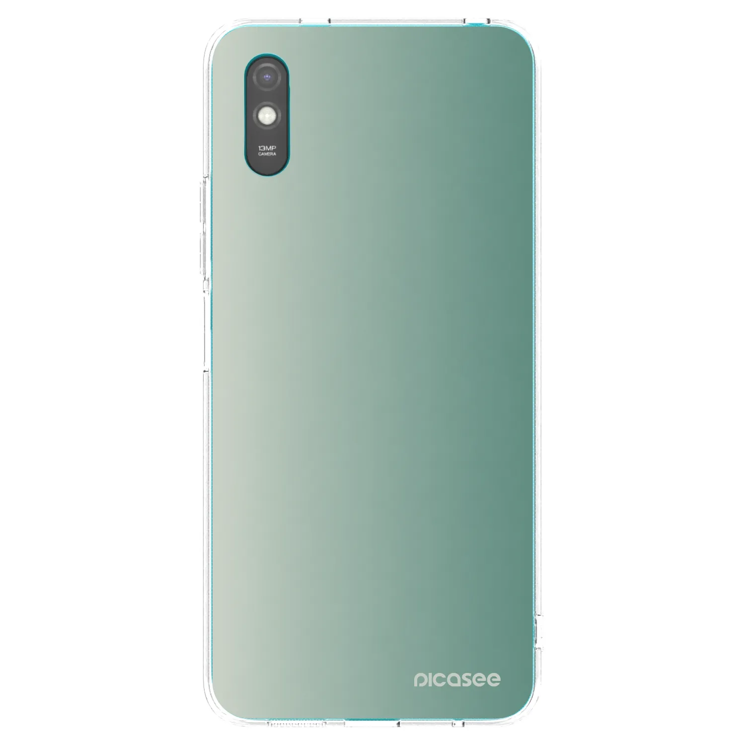 Picasee silikonový průhledný obal pro Xiaomi Redmi 9AT - Misty Sage
