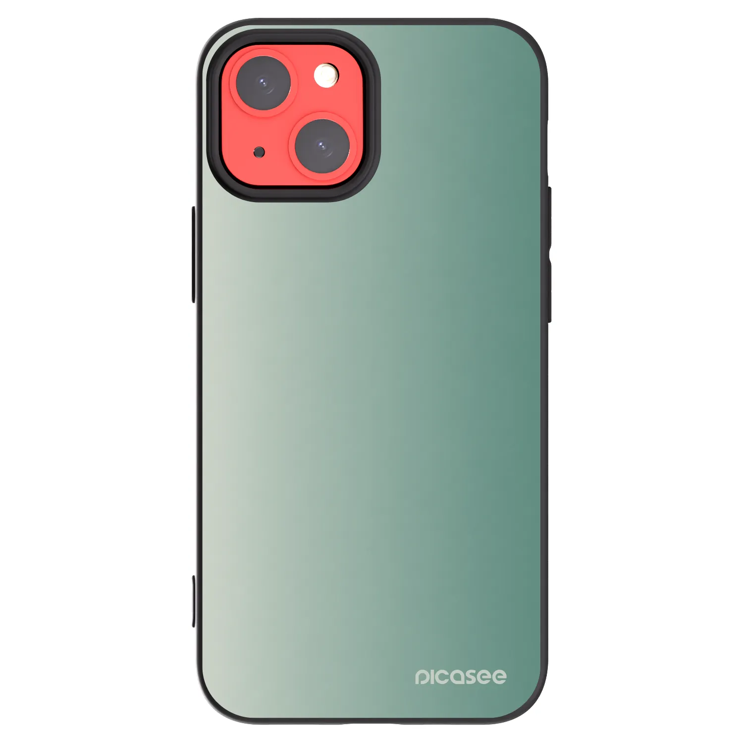 Picasee silikonový černý obal pro Apple iPhone 13 mini - Misty Sage