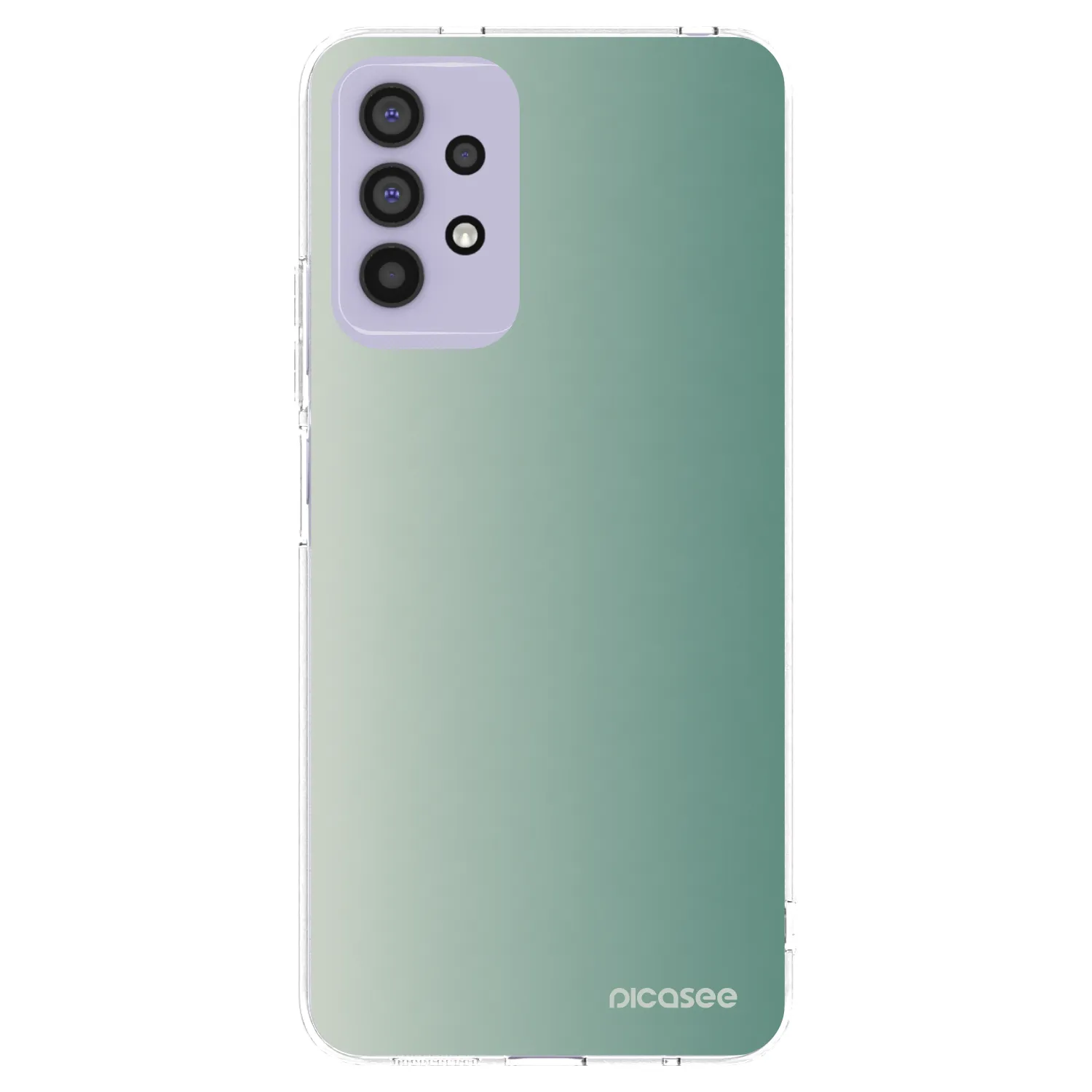 Picasee silikonový průhledný obal pro Samsung Galaxy A32 4G SM-A325F - Misty Sage