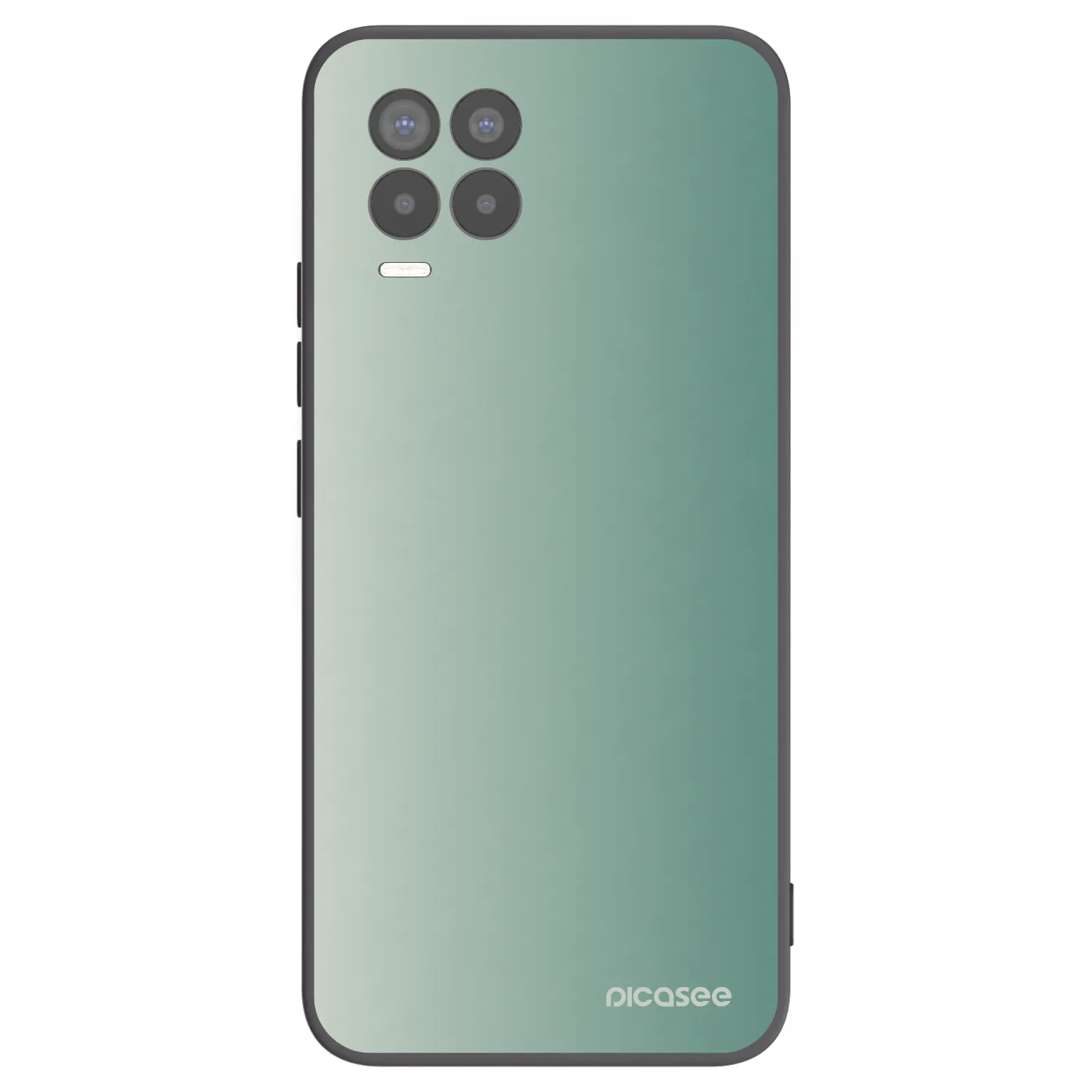 Picasee silikonový černý obal pro Realme 8 Pro - Misty Sage