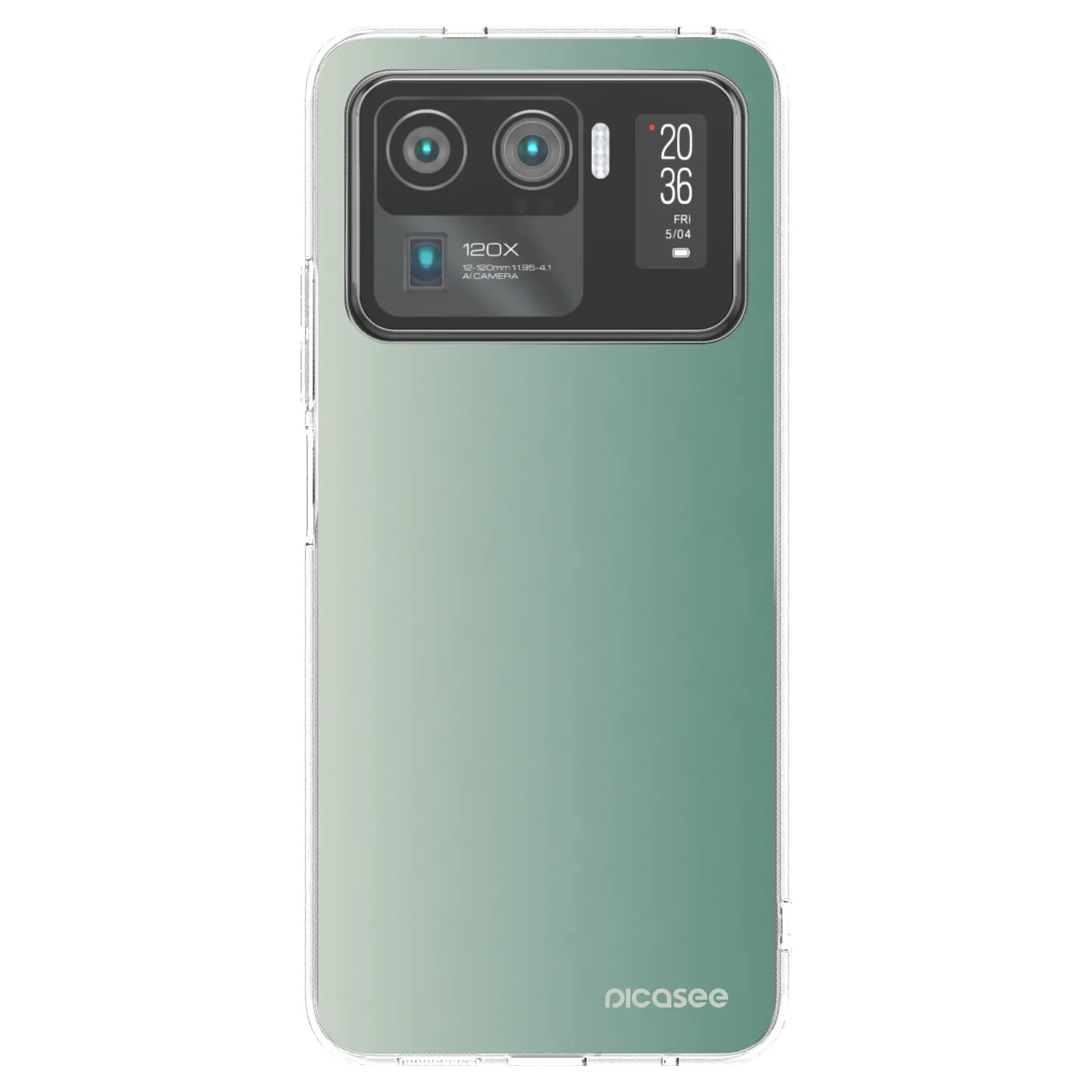 Picasee silikonový průhledný obal pro Xiaomi Mi 11 Ultra - Misty Sage