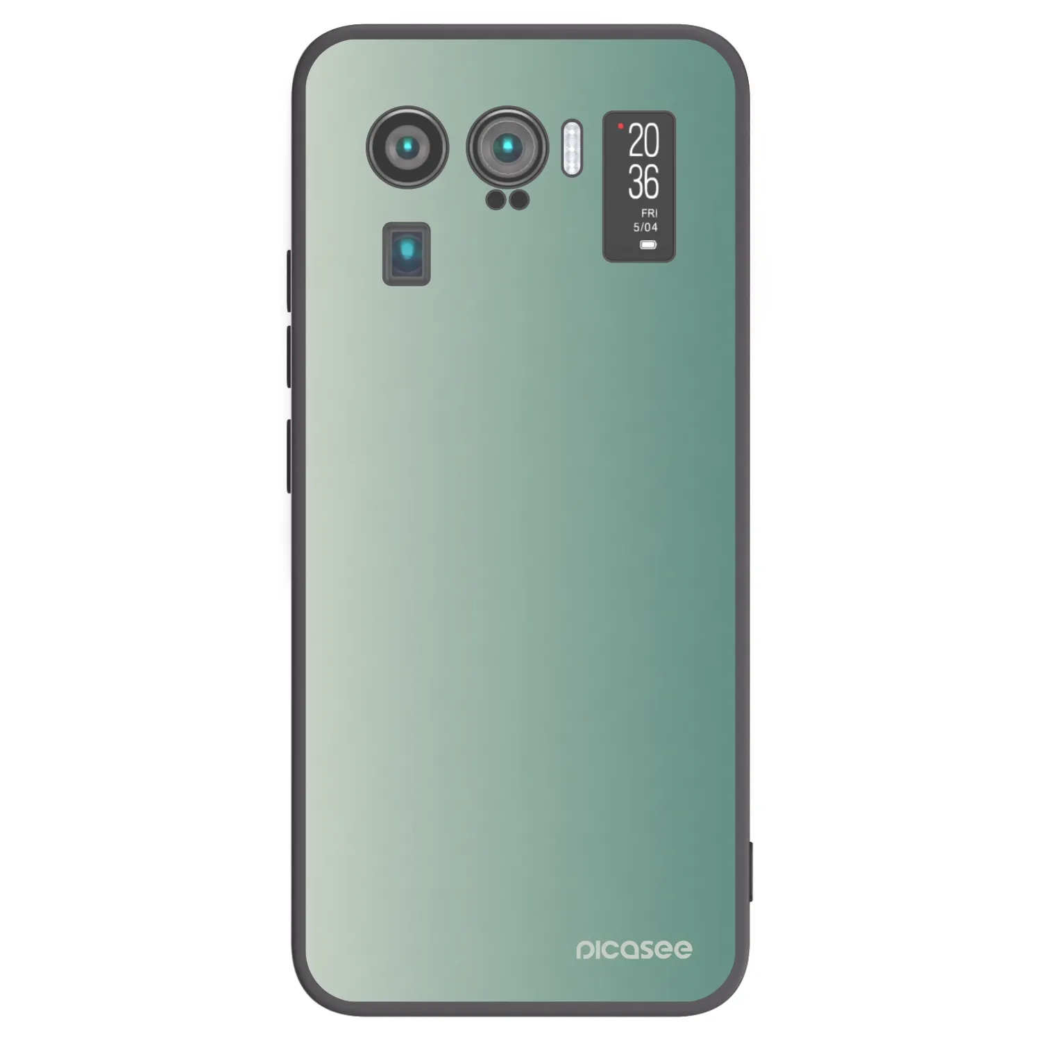 Picasee silikonový černý obal pro Xiaomi Mi 11 Ultra - Misty Sage
