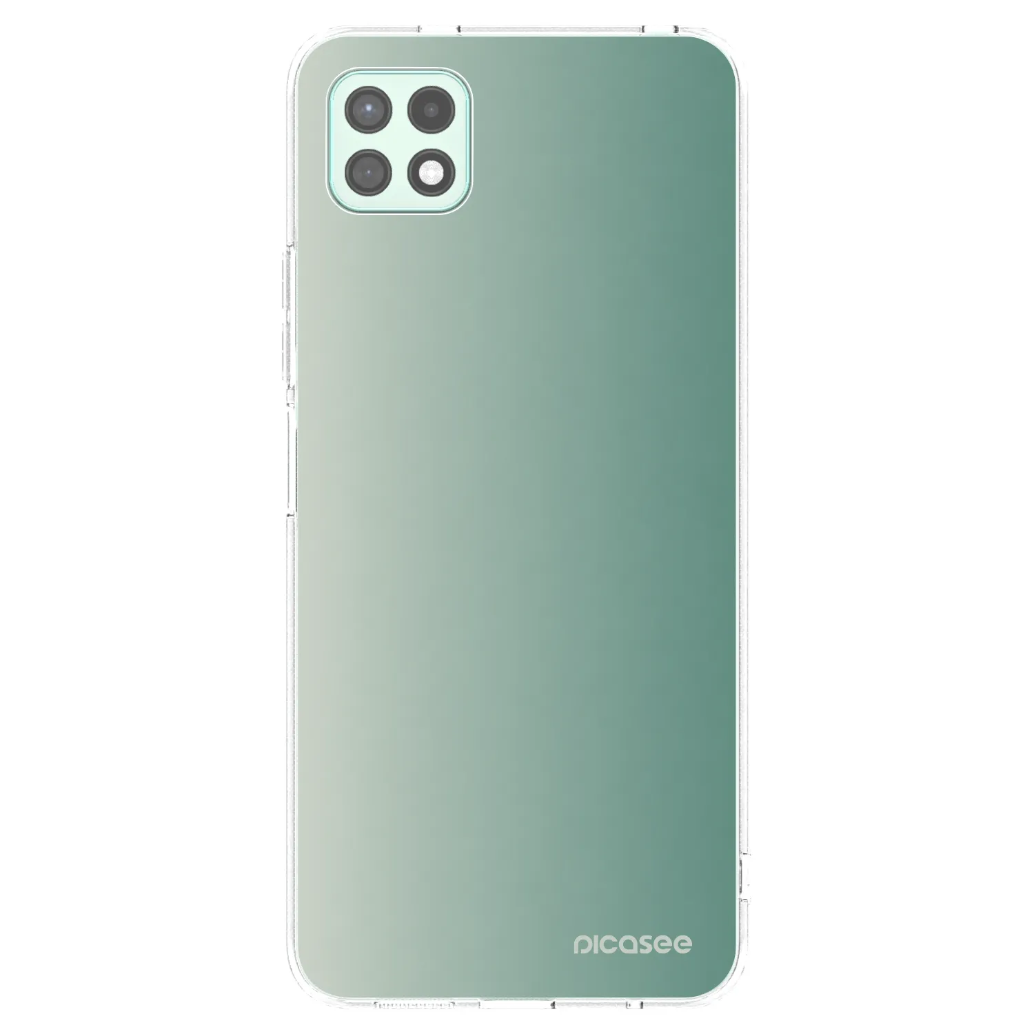 Picasee silikonový průhledný obal pro Samsung Galaxy A22 A226B 5G - Misty Sage