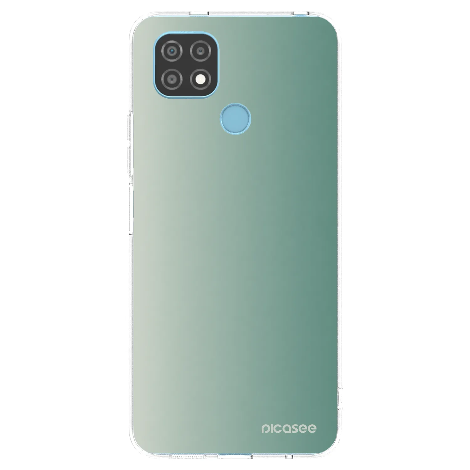 Picasee silikonový průhledný obal pro Realme C21 - Misty Sage
