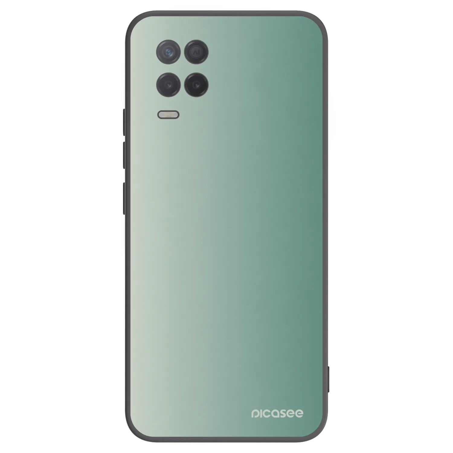 Picasee silikonový černý obal pro Realme 8 5G - Misty Sage