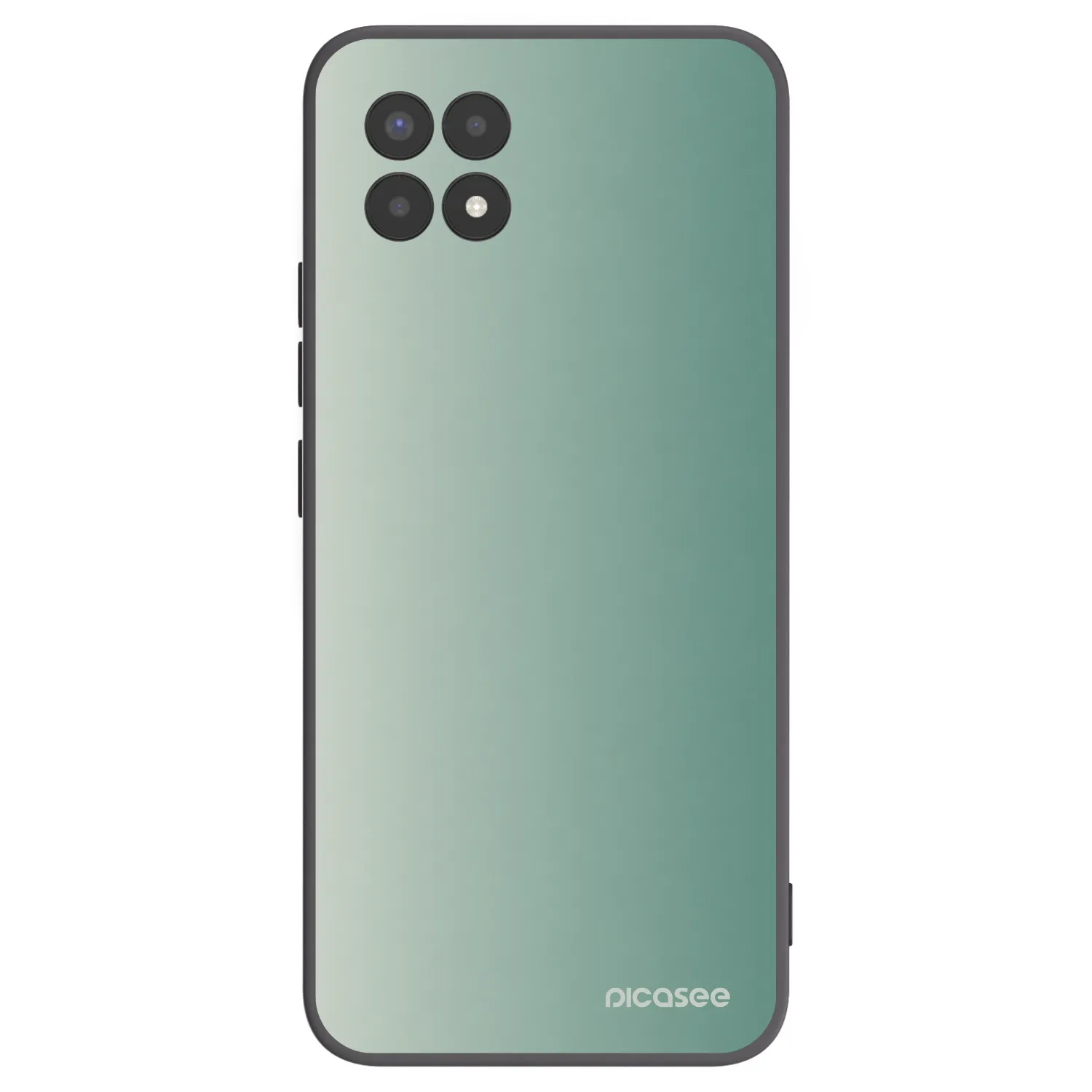 Picasee silikonový černý obal pro Realme 8i - Misty Sage