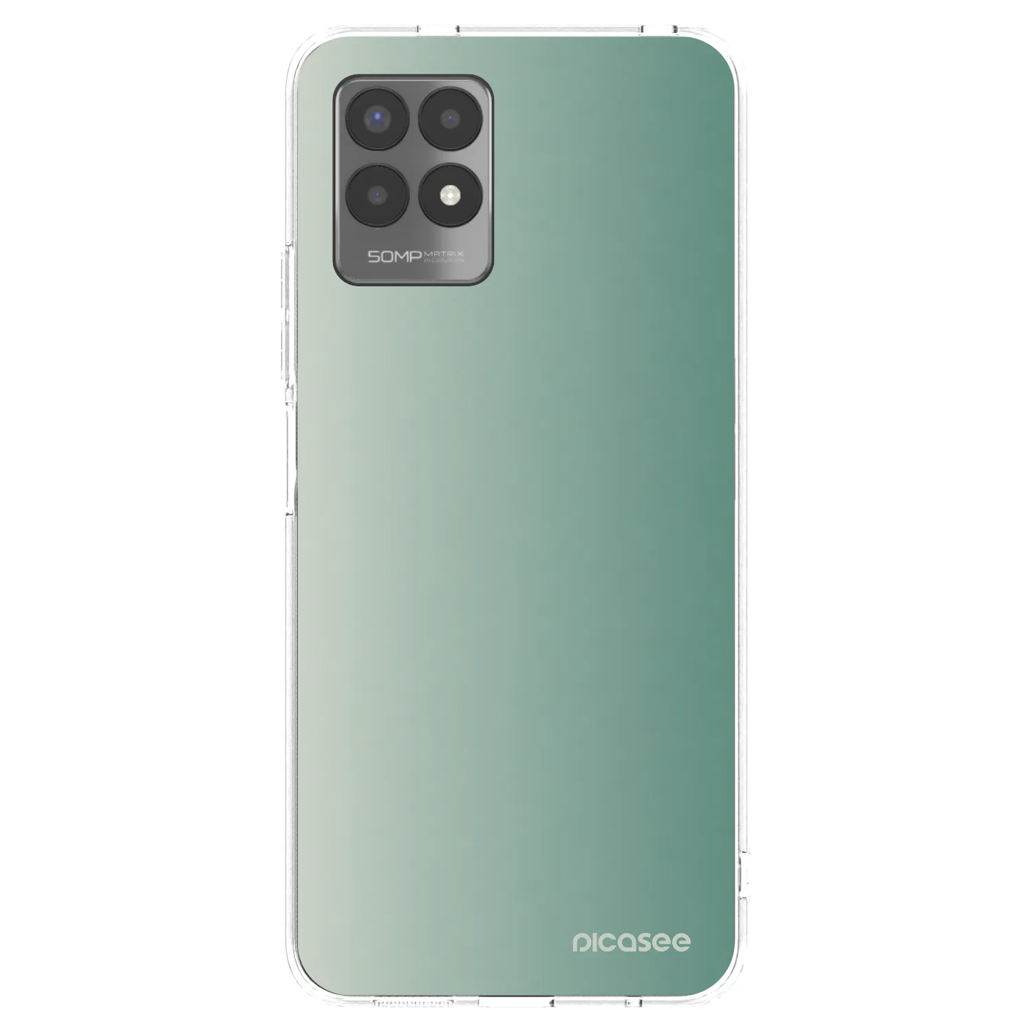Picasee silikonový průhledný obal pro Realme 8i - Misty Sage