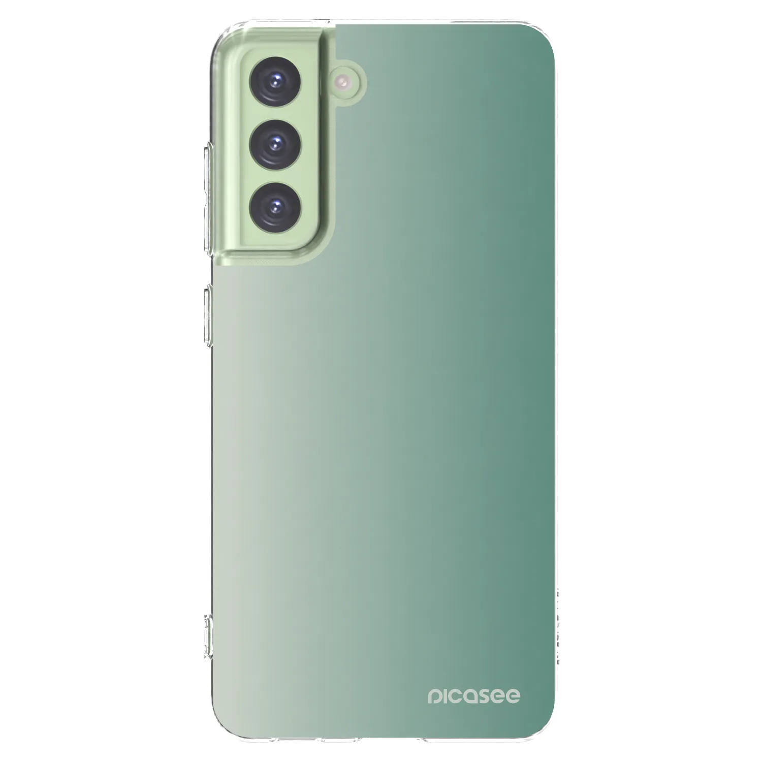 Picasee silikonový průhledný obal pro Samsung Galaxy S21 FE 5G - Misty Sage