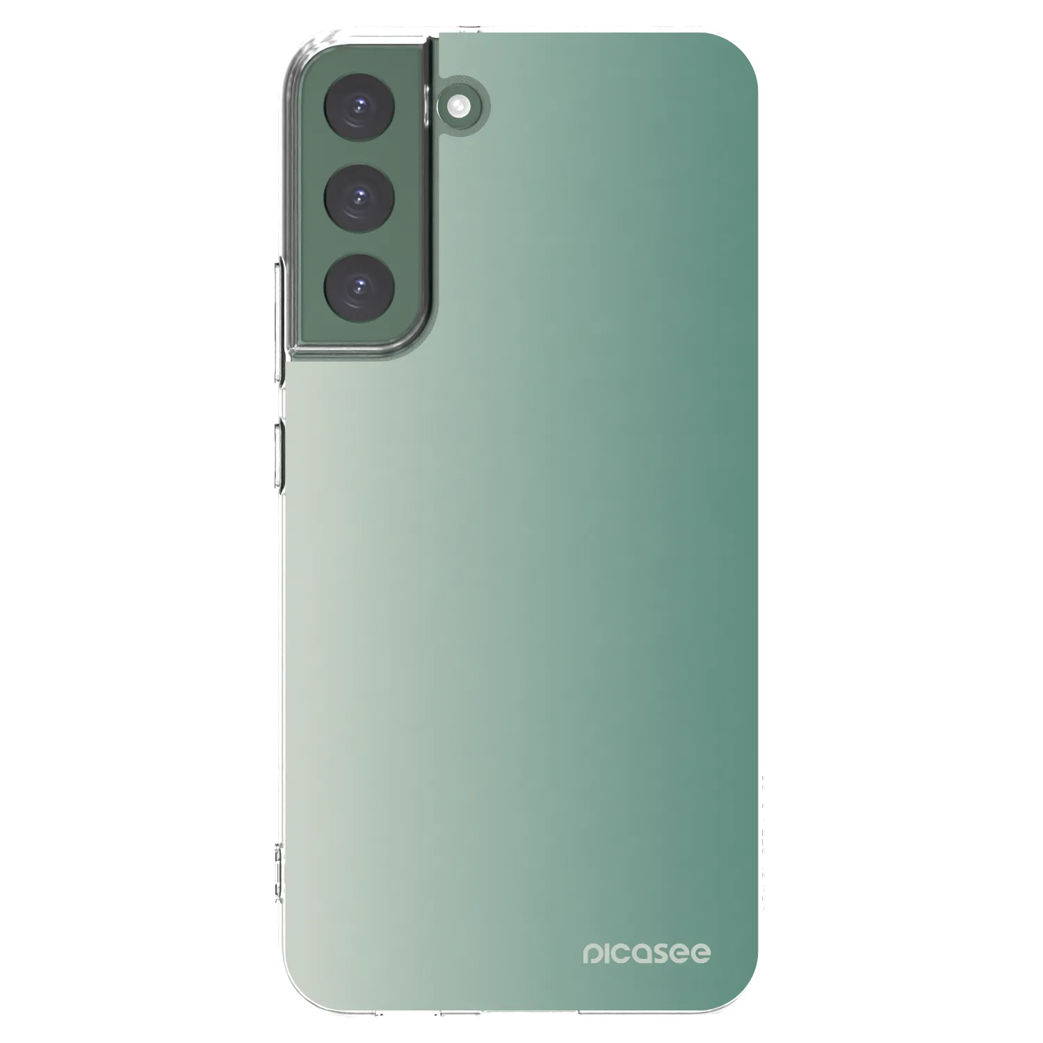 Picasee silikonový průhledný obal pro Samsung Galaxy S22+ 5G - Misty Sage